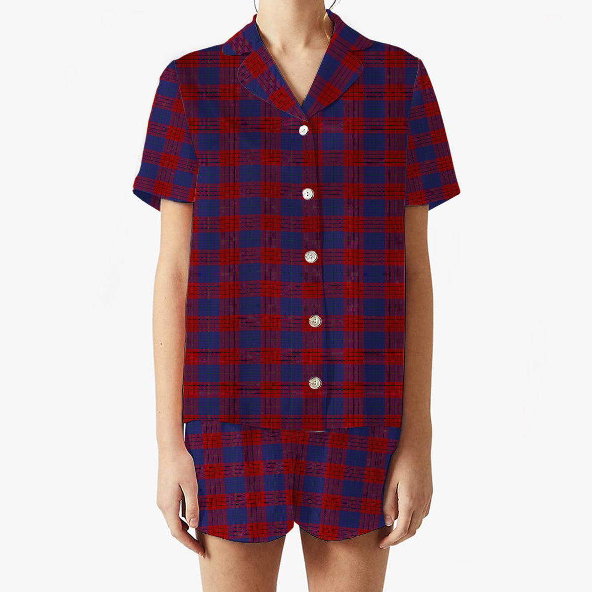 ScotsTee Shop Scottish Robinson Dress Pendleton 1 Women's Short Sleeve Short Set Tartan Pyjama Set