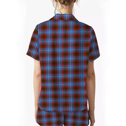 ScotsTee Shop Scottish Newton Women's Short Sleeve Short Set Tartan Pyjama Set