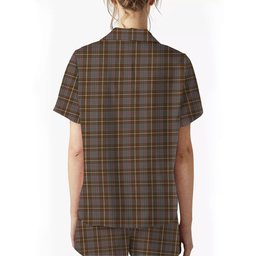 ScotsTee Shop Scottish McIntyre Hunting Weathered Women's Short Sleeve Short Set Tartan Pyjama Set