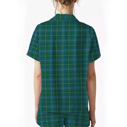 ScotsTee Shop Scottish Hay Hunting Modern Women's Short Sleeve Short Set Tartan Pyjama Set