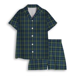 ScotsTee Shop Scottish McKinlay Ancient Women's Short Sleeve Short Set Tartan Pyjama Set