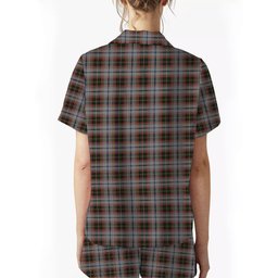 ScotsTee Shop Scottish Innes Red Dress Dance Women's Short Sleeve Short Set Tartan Pyjama Set
