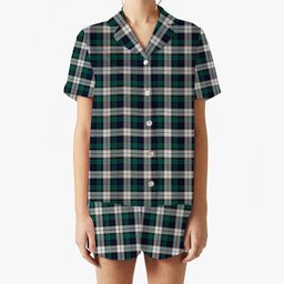 ScotsTee Shop Scottish Graham Dress Modern Women's Short Sleeve Short Set Tartan Pyjama Set
