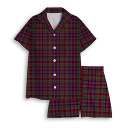 ScotsTee Shop Scottish Haughdale Women's Short Sleeve Short Set Tartan Pyjama Set