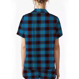 ScotsTee Shop Scottish Wedderburn Ancient Women's Short Sleeve Short Set Tartan Pyjama Set