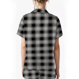 ScotsTee Shop Scottish YinYang Women's Short Sleeve Short Set Tartan Pyjama Set