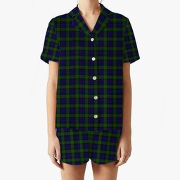 ScotsTee Shop Scottish Gunn Women's Short Sleeve Short Set Tartan Pyjama Set