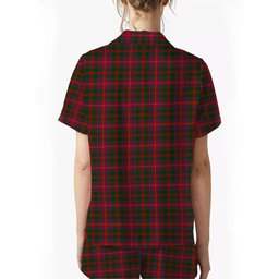 ScotsTee Shop Scottish MacKintosh Geddes Women's Short Sleeve Short Set Tartan Pyjama Set
