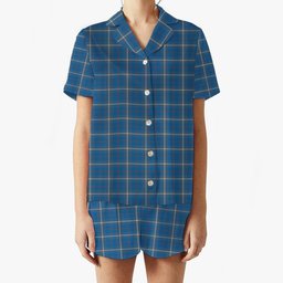 ScotsTee Shop Scottish MacRae of America Ancient Women's Short Sleeve Short Set Tartan Pyjama Set