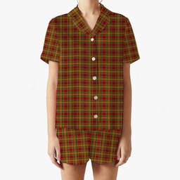 ScotsTee Shop Scottish Scrimgeour of Glassary Women's Short Sleeve Short Set Tartan Pyjama Set