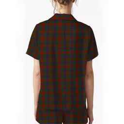 ScotsTee Shop Scottish Ross Wilsons_ Women's Short Sleeve Short Set Tartan Pyjama Set