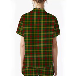 ScotsTee Shop Scottish MacMillan 1946 Women's Short Sleeve Short Set Tartan Pyjama Set