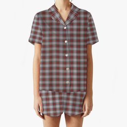 ScotsTee Shop Scottish Seller Reproduction Dress Women's Short Sleeve Short Set Tartan Pyjama Set