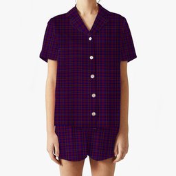 ScotsTee Shop Scottish Nithsdale Dalgliesh Women's Short Sleeve Short Set Tartan Pyjama Set