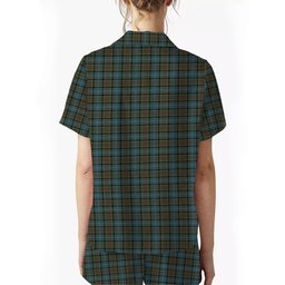 ScotsTee Shop Scottish Paisley Women's Short Sleeve Short Set Tartan Pyjama Set