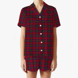 ScotsTee Shop Scottish McGillivray Women's Short Sleeve Short Set Tartan Pyjama Set
