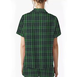 ScotsTee Shop Scottish MacDonald Lord of the Isles Hunting Modern Women's Short Sleeve Short Set Tartan Pyjama Set