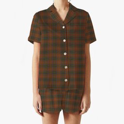 ScotsTee Shop Scottish MacDougall 1850 1 Women's Short Sleeve Short Set Tartan Pyjama Set