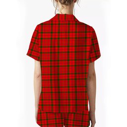 ScotsTee Shop Scottish MacDonnell of Keppoch Modern SC Women's Short Sleeve Short Set Tartan Pyjama Set