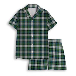 ScotsTee Shop Scottish Graham Dress Ancient Women's Short Sleeve Short Set Tartan Pyjama Set