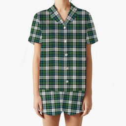 ScotsTee Shop Scottish Graham Dress Ancient Women's Short Sleeve Short Set Tartan Pyjama Set