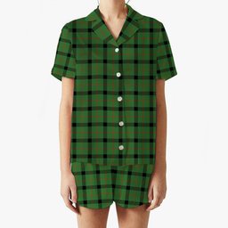 ScotsTee Shop Scottish Kincaid Ancient Women's Short Sleeve Short Set Tartan Pyjama Set