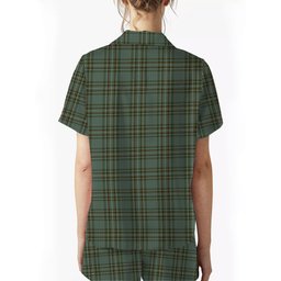 ScotsTee Shop Scottish Kelly Dress Women's Short Sleeve Short Set Tartan Pyjama Set