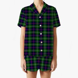 ScotsTee Shop Scottish Swinton SC Women's Short Sleeve Short Set Tartan Pyjama Set