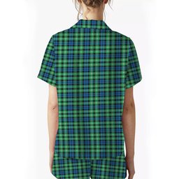 ScotsTee Shop Scottish Graham of Montrose Ancient Women's Short Sleeve Short Set Tartan Pyjama Set
