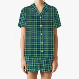 ScotsTee Shop Scottish Graham of Montrose Ancient Women's Short Sleeve Short Set Tartan Pyjama Set