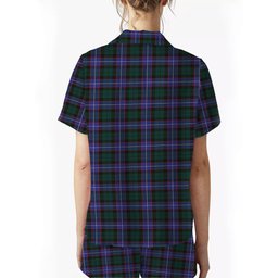 ScotsTee Shop Scottish Guthrie Modern Women's Short Sleeve Short Set Tartan Pyjama Set