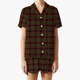 ScotsTee Shop Scottish Innes of Cowie Women's Short Sleeve Short Set Tartan Pyjama Set