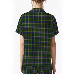 ScotsTee Shop Scottish Turnbull of Thornton Women's Short Sleeve Short Set Tartan Pyjama Set