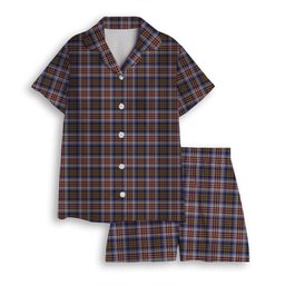 ScotsTee Shop Scottish Lysaght Dress Women's Short Sleeve Short Set Tartan Pyjama Set