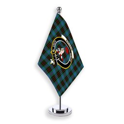 ScotsTee Shop Scottish Brodie Hunting Ancient Crest Tartan Desk Flag Plaid Table Flag