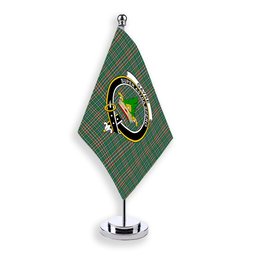 ScotsTee Shop Scottish Gayre Dress Ancient Crest Tartan Desk Flag Plaid Table Flag
