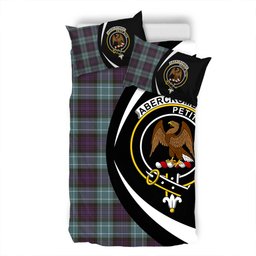 ScotsTee Shop Scottish Abercrombie Weathered Clan Badge Tartan Bedding Set Circle Style