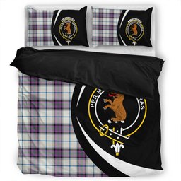 ScotsTee Shop Scottish Alexander of Menstry Dress Ancient Clan Badge Tartan Bedding Set Circle Style