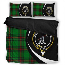 ScotsTee Shop Scottish Anstruther Clan Badge Tartan Bedding Set Circle Style