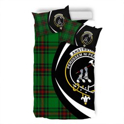 ScotsTee Shop Scottish Anstruther Clan Badge Tartan Bedding Set Circle Style