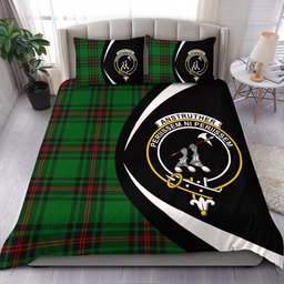 ScotsTee Shop Scottish Anstruther Clan Badge Tartan Bedding Set Circle Style