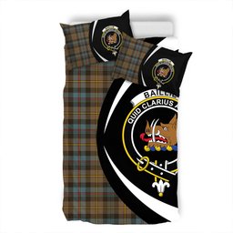 ScotsTee Shop Scottish Baillie Weathered Clan Badge Tartan Bedding Set Circle Style