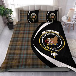 ScotsTee Shop Scottish Baillie Weathered Clan Badge Tartan Bedding Set Circle Style