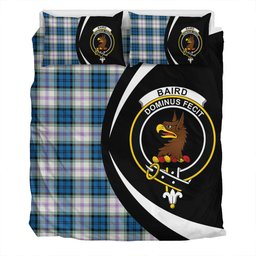 ScotsTee Shop Scottish Baird Dress Dance (Baines Dress Dance) Clan Badge Tartan Bedding Set Circle Style