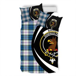 ScotsTee Shop Scottish Baird Dress Dance (Baines Dress Dance) Clan Badge Tartan Bedding Set Circle Style