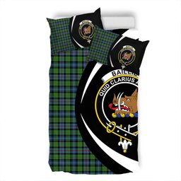 ScotsTee Shop Scottish Baillie of Lamington Clan Badge Tartan Bedding Set Circle Style