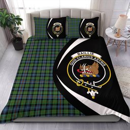 ScotsTee Shop Scottish Baillie of Lamington Clan Badge Tartan Bedding Set Circle Style