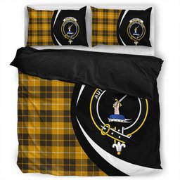 ScotsTee Shop Scottish Barclay Dress Weathered Clan Badge Tartan Bedding Set Circle Style