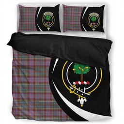 ScotsTee Shop Scottish Anderson of Kinneddar Hunting Weathered Clan Badge Tartan Bedding Set Circle Style