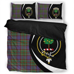 ScotsTee Shop Scottish Anderson of Kinneddar Hunting Clan Badge Tartan Bedding Set Circle Style